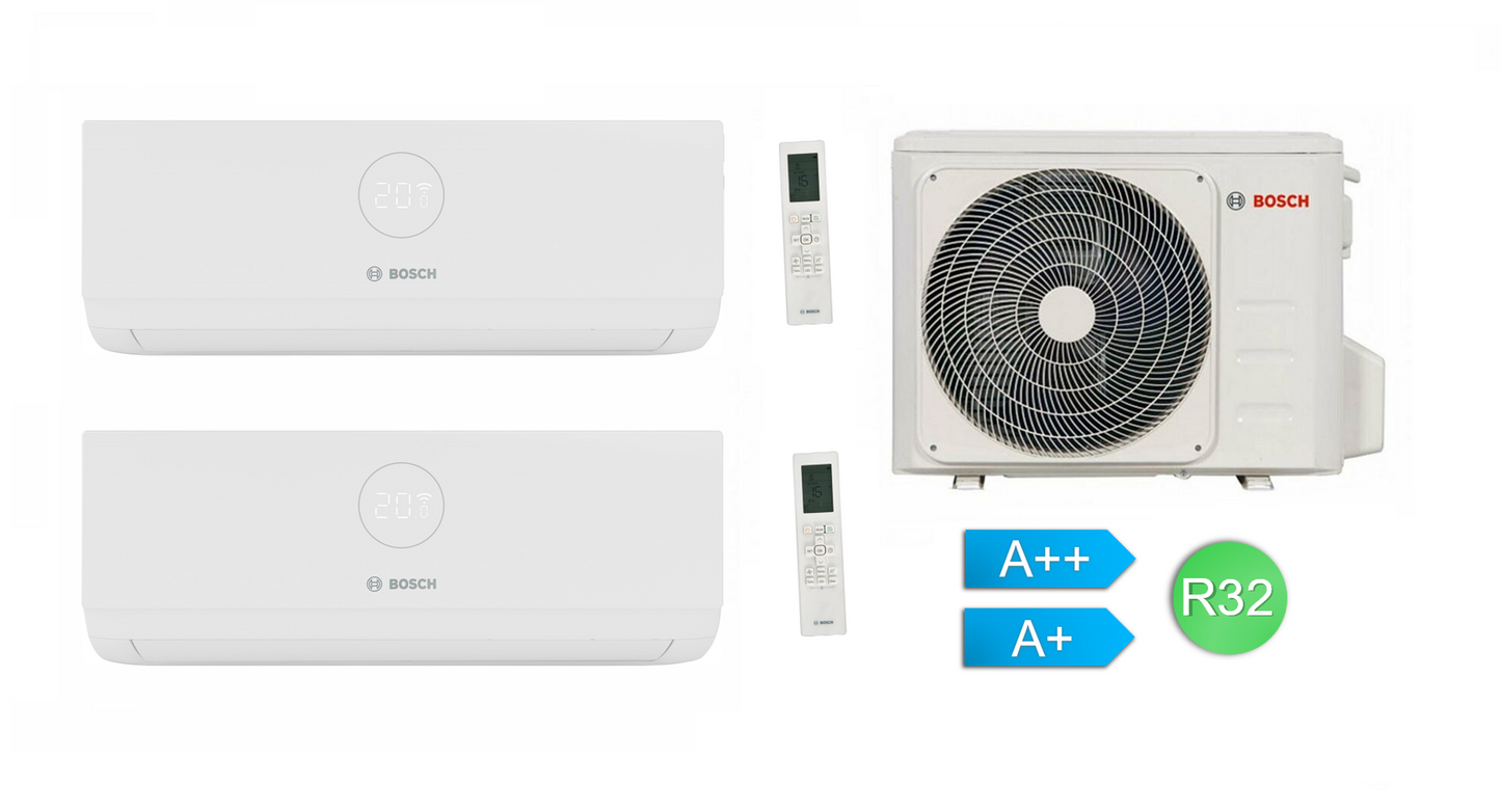 Klimatyzacja Multi-Split Bosch j. zewnętrzna Climate 5000 MS 18 OUE + 2x CL5000IU W 35 E