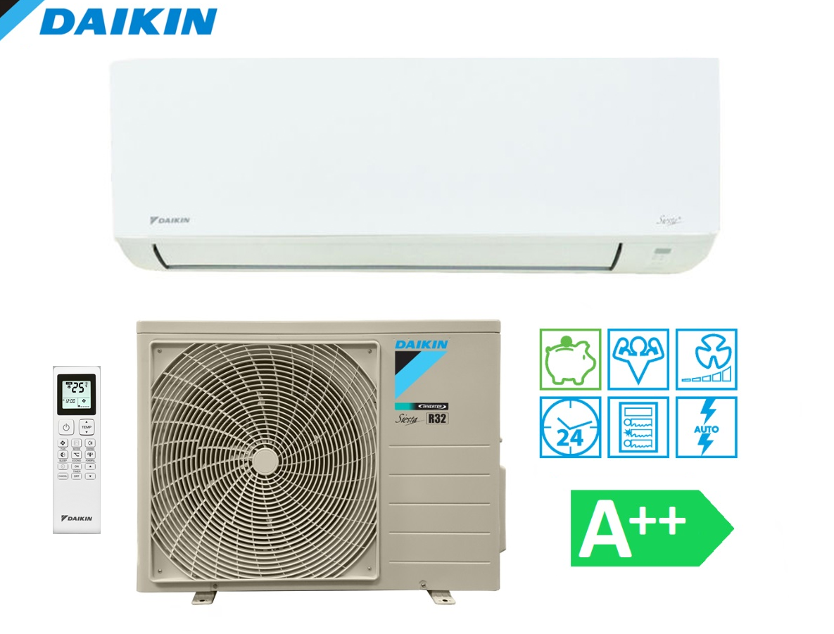 Daikin Sensira+ Siesta ATXC25C + ARXC25C 2,5 kW