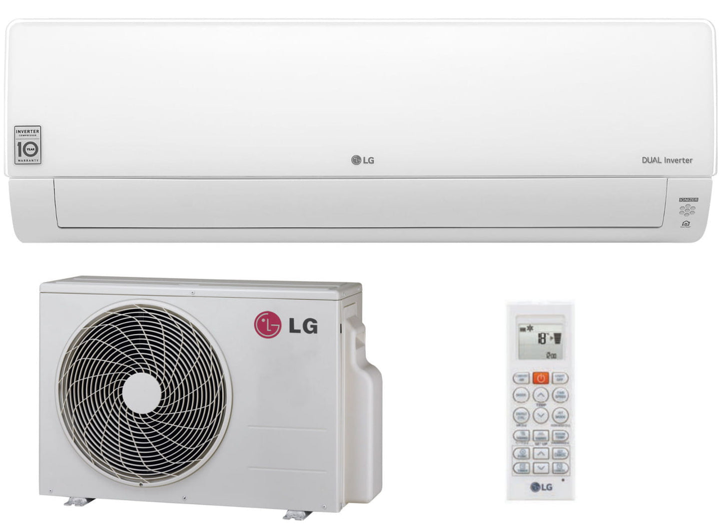 LG Deluxe DC09RK 2,5 kW z montażem