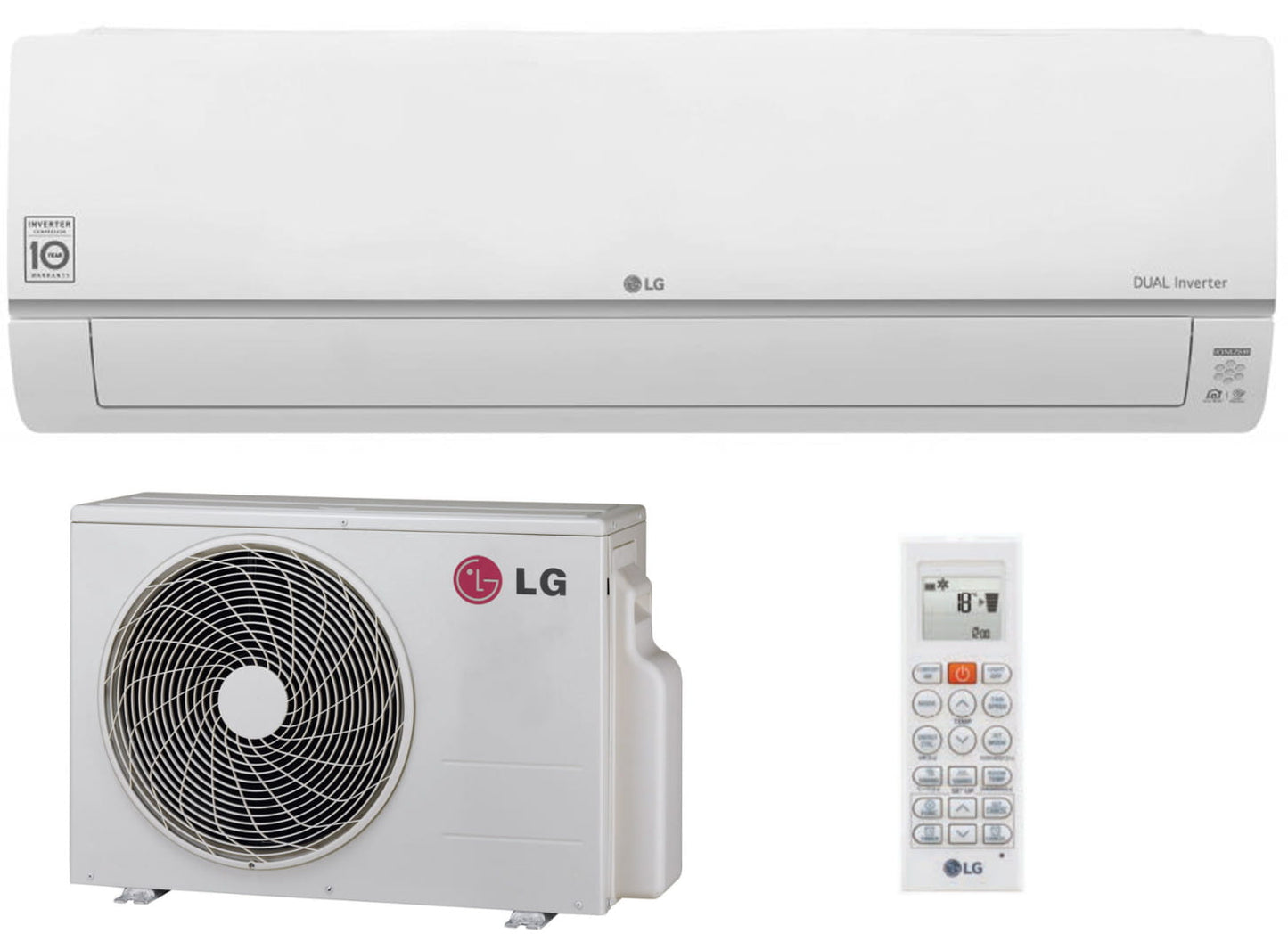 LG Standard plus PC09SK 2,5 kW z montażem