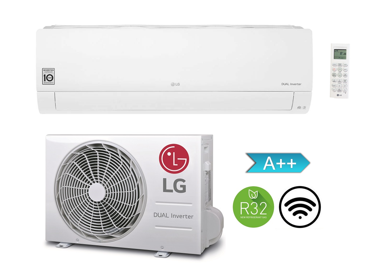 LG Standard 2 S09ET 2,5 kW z montażem