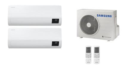 Klimatyzacja multi split Samsung j. zewnętrzna AJ068TXJ3KG/EU 6,8 kW + dwie j. wewnętrzne WIND-FREE Comfort AR12TXFCAWKN/EU 3,5 kW